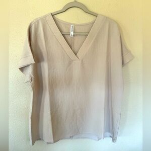 Cream Blouse from Zenana